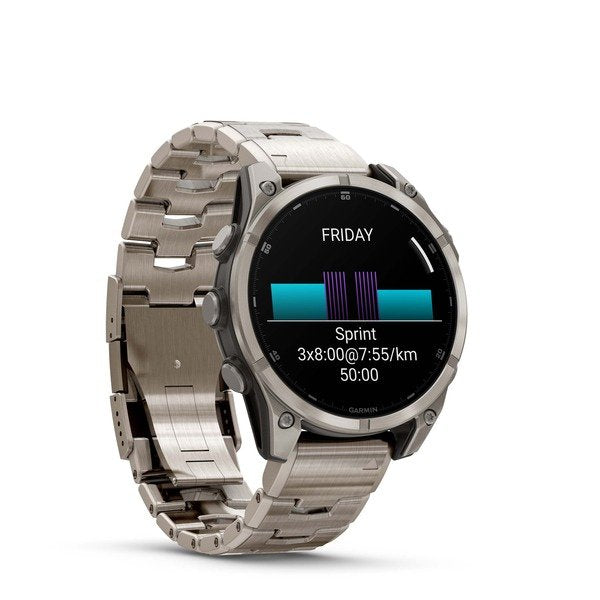 EAN 753759338138 - Garmin Fenix 8 3,56 cm (1.4") AMOLED 47 mm Digital 454 x 454 Pixeles Pantalla táctil Titanio Wifi GPS (sat imagen 4