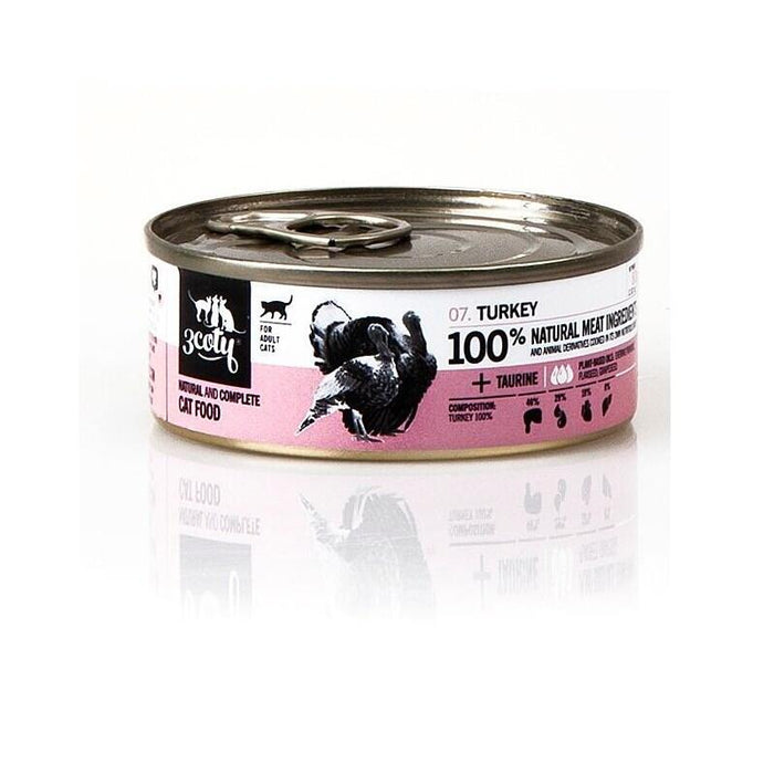 3coty Turkey - Comida Húmeda Para Gatos - 80g