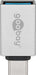 EAN 4040849566202 - Goobay 56620 cambiador de género para cable USB C USB A Plata imagen 2