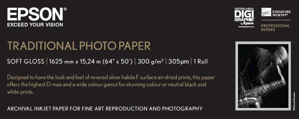 EAN 8715946426921 - Epson Traditional Photo Paper imagen 1