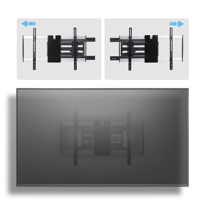 EAN 65030920049 - StarTech.com 65SAP2-TV-WALL-MOUNT soporte para TV 165,1 cm (65") Negro, Plata imagen 3
