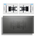 EAN 65030920049 - StarTech.com 65SAP2-TV-WALL-MOUNT soporte para TV 165,1 cm (65") Negro, Plata imagen 3