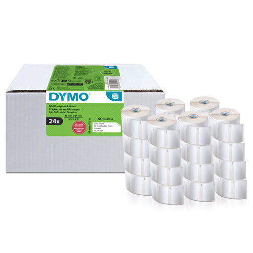 EAN 3026982341846 - DYMO LW MULTI-PURPOSE LABEL 19X51MM 24 ROLLS Blanco Etiqueta para impresora autoadhesiva imagen 2