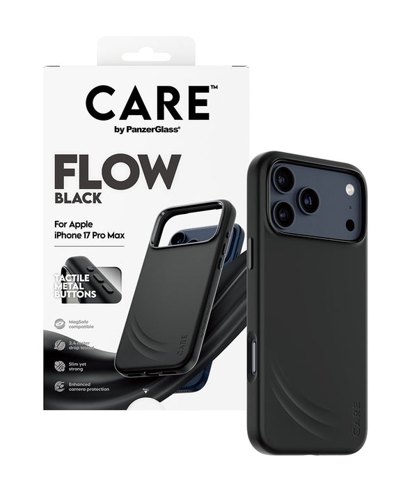 EAN 5715685027260 - PanzerGlass CARE™ by ® Flow Case Black w. MagSafe iPhone 17 Pro Max funda para teléfono móvil Negro imagen 5