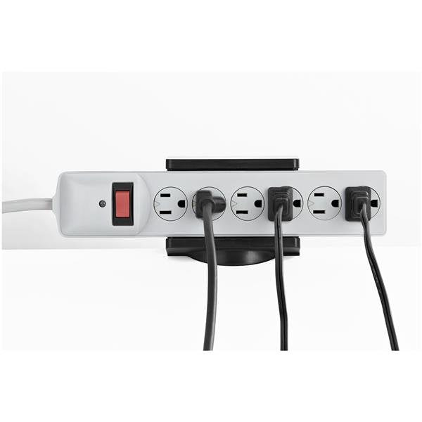 EAN 0065030884082 - StarTech.com PWRSTRPCLMP organizador de cables Escritorio Negro 1 pieza(s) imagen 6