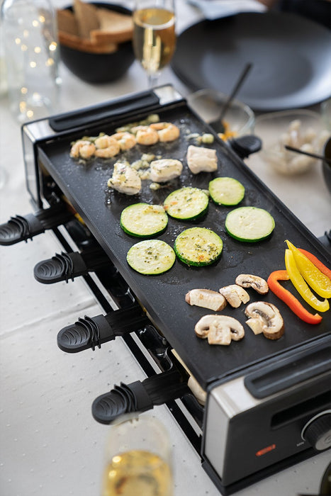 EAN 4011689487309 - Unold 48730 parrilla de interior 8 personas(s) 1200 W Negro, Acero inoxidable imagen 8