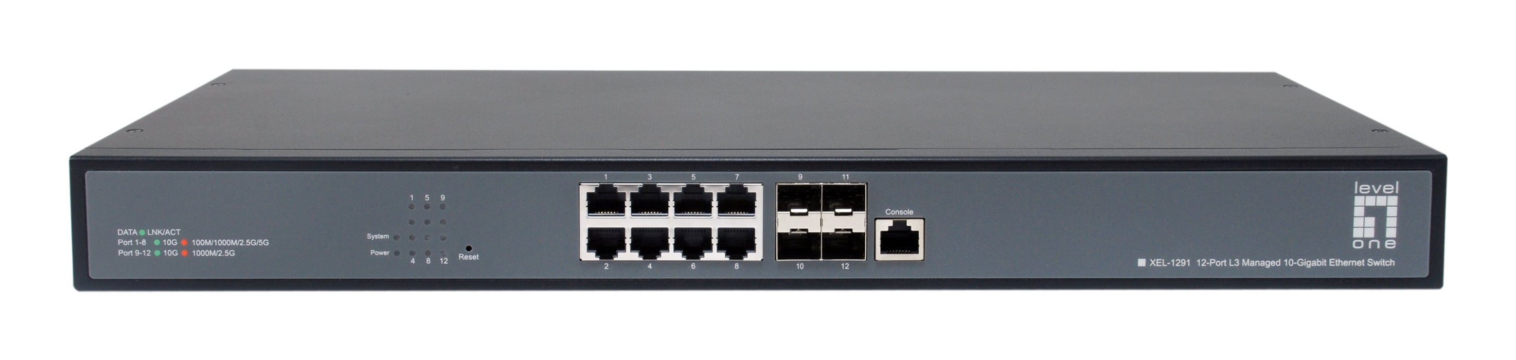 EAN 4015867242988 - LevelOne XEL-1291 Gestionado L3 10G Ethernet (100/1000/10000) 1U Negro imagen 2