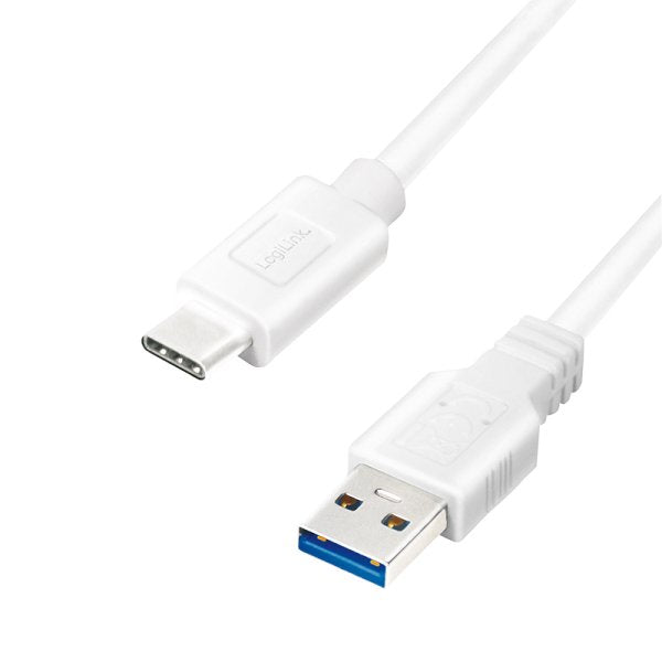 EAN 4052792055221 - LogiLink CU0173 cable USB USB 3.2 Gen 1 (3.1 Gen 1) 0,5 m USB A USB C Blanco imagen 1