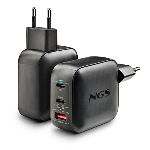 EAN 8435430627008 - NGS NGS-ACCESORIOS-0289 cargador de dispositivo móvil Universal Negro Corriente alterna Carga rápida Inte imagen 2