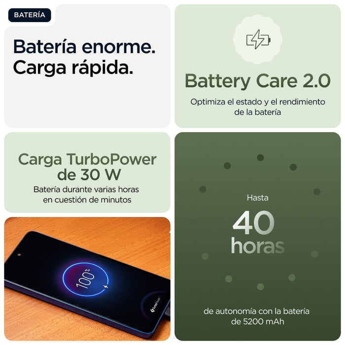 EAN 0840023292156 - Motorola moto g56 5G 17,1 cm (6.72") Ranura híbrida Dual SIM Android 15 USB Tipo C 8 GB 256 GB 5200 mAh V imagen 16
