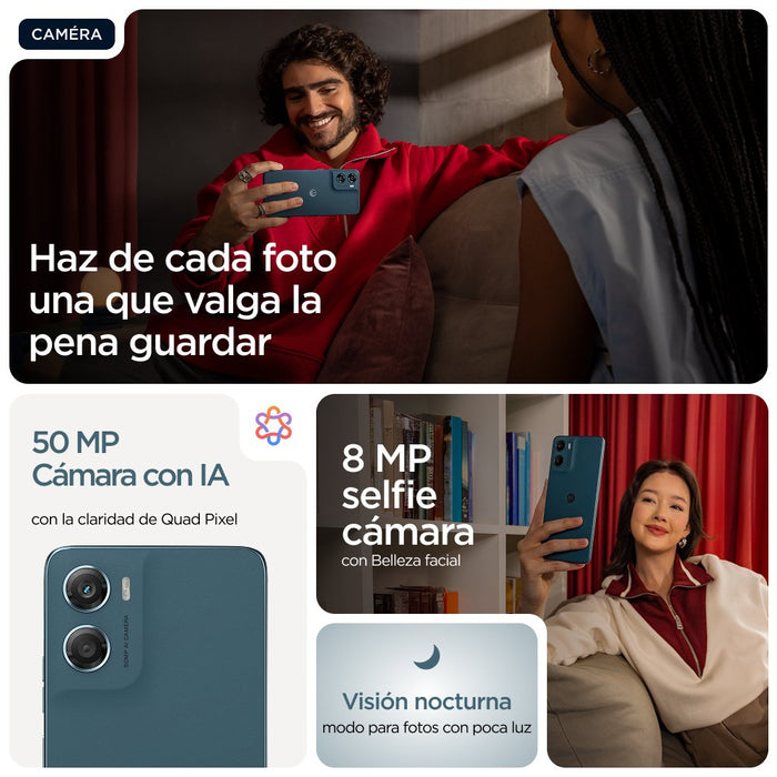 EAN 840493609096 - Motorola moto g06 power 17,5 cm (6.88") SIM doble Android 15 4G USB Tipo C 8 GB 256 GB 7000 mAh Azul imagen 14