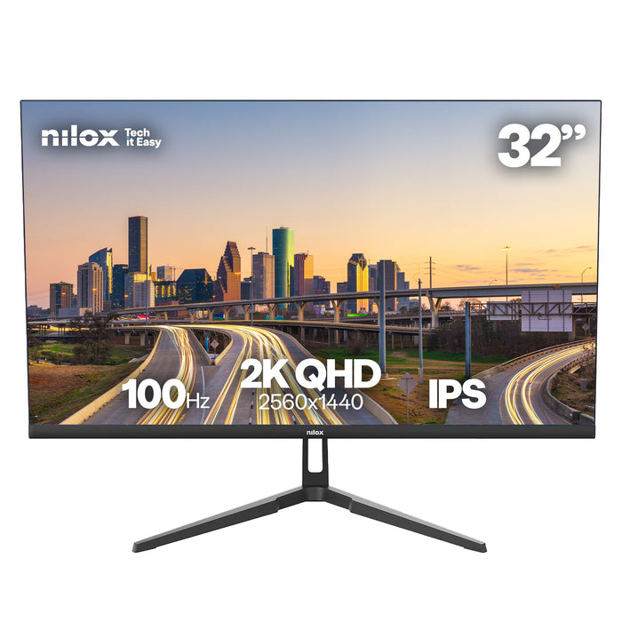 EAN 8431775136601 - Nilox MONITOR 32 IPS 100 HZ HDMI Y DP pantalla para PC 81,3 cm (32") 2560 x 1440 Pixeles Quad HD LCD Negr imagen 1