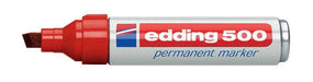 EAN 4004764329632 - Edding 500 marcador permanente Punta de cincel Rojo 10 pieza(s) imagen 1