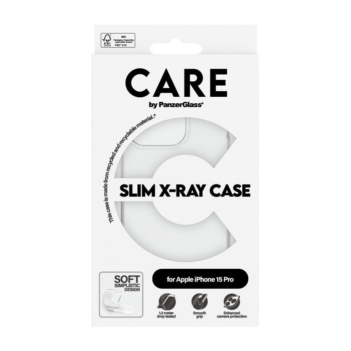 EAN 5715685005695 - PanzerGlass CARE™ by ® X-Ray Case iPhone 15 Pro funda para teléfono móvil Transparente imagen 3
