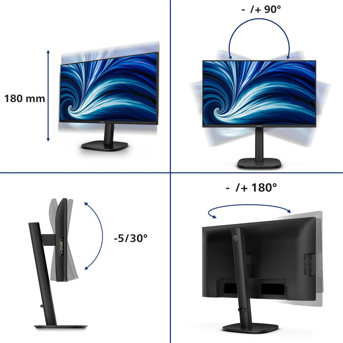 EAN 8721038004427 - Philips 3000 series 24B2N3200D/00 pantalla para PC 61,2 cm (24.1") 1920 x 1200 Pixeles WUXGA LCD Negro imagen 7