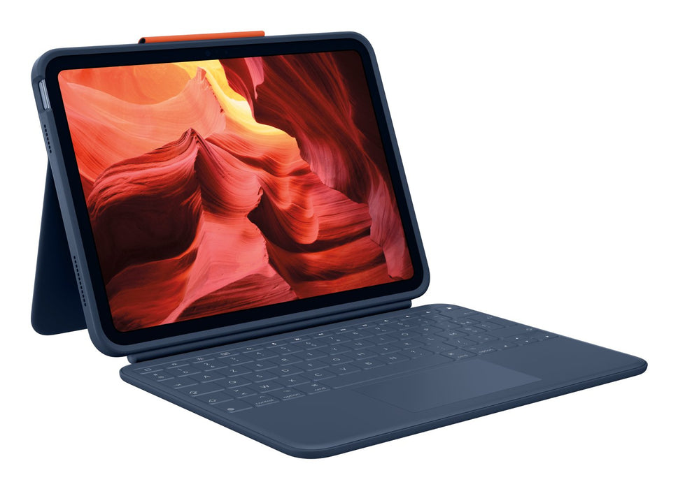 EAN 5099206106970 - Logitech Rugged Combo 4 Touch AZERTY Francés Smart Connector Azul imagen 5