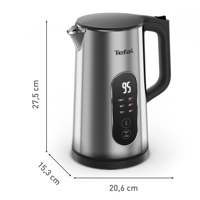 EAN 3045387297558 - Tefal Selection KI871DE0 tetera eléctrica 1,7 L 1500 W Negro, Acero inoxidable imagen 4