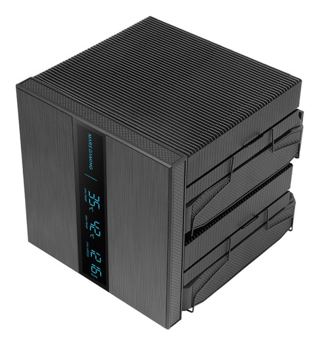 EAN 8435693112860 - Mars Gaming MCPU-LCDPRO Procesador Refrigerador de aire 12 cm Negro 1 pieza(s) imagen 3