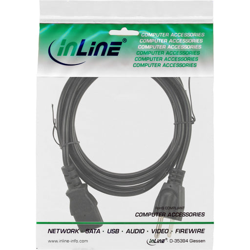 EAN 4043718265053 - InLine 16655V cable de transmisión Negro 5 m C13 acoplador NEMA 1-15P imagen 2