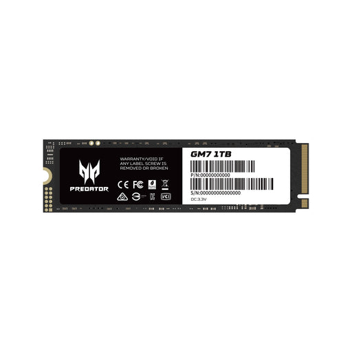 EAN 6955914619128 - Predator GM7-1TB M.2 PCI Express 4.0 NVMe imagen 1