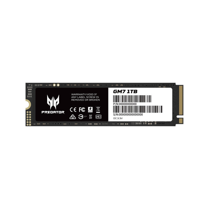EAN 6955914619128 - Predator GM7-1TB M.2 PCI Express 4.0 NVMe imagen 1