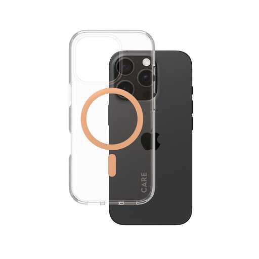 EAN 5715685004407 - PanzerGlass CARE™ by ® Urban Combat Case Transparent w. Peachy MagSafe iPhone 16 Pro funda para teléfono  imagen 1