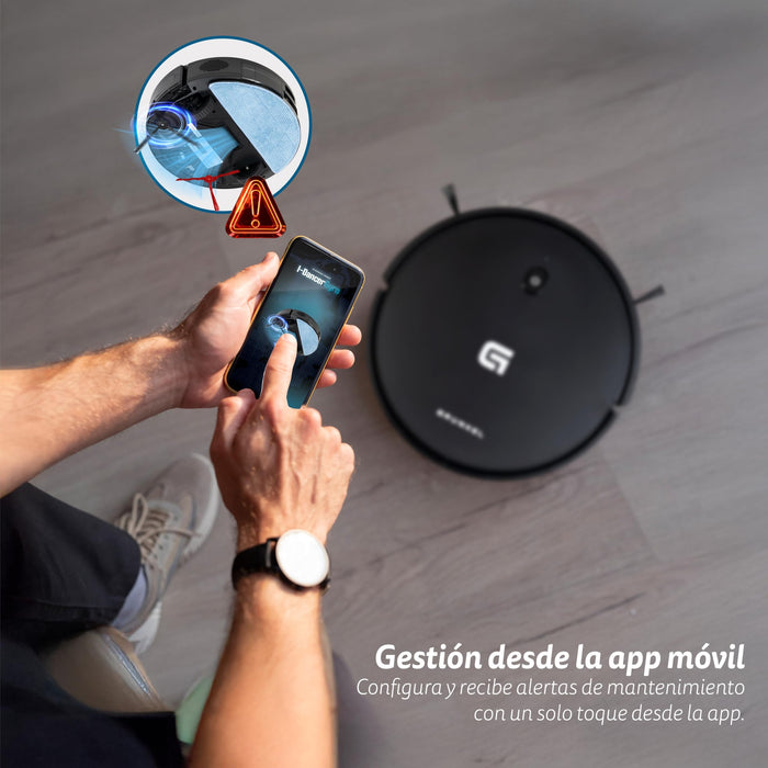 EAN 8426156018492 - Grunkel I-DANCERGYRO aspiradora robotizada 0,2 L Negro imagen 6
