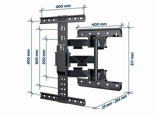 EAN 8716309127387 - Gembird WM-65ST-01 soporte para TV 165,1 cm (65") Negro imagen 2