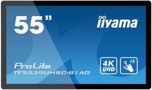 EAN 4948570118069 - iiyama TF5539UHSC-B1AG pantalla de señalización 139,7 cm (55") LED 500 cd / m² 4K Ultra HD Negro Pantalla imagen 2