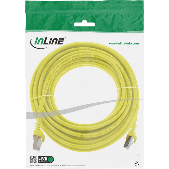 EAN 4043718008322 - InLine 72505Y cable de red Amarillo 5 m Cat5e SF/UTP (S-FTP) imagen 3