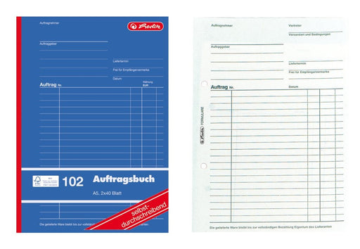 EAN 4008110880525 - Herlitz 880526 hoja y libro contables A5 80 páginas imagen 1