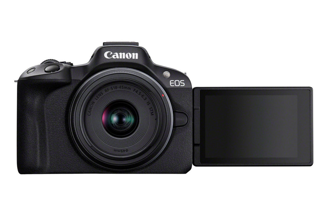 EAN 4549292205060 - Canon EOS R50, Black + RF-S 18-45 IS STM + RF-S 55-210mm F5-7.1 IS STM Kit MILC 24,2 MP CMOS 6000 x 4000  imagen 2