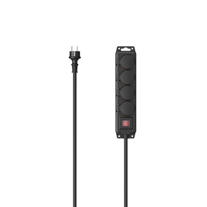 EAN 4047443481399 - Hama 00223064 base múltiple 4 m 4 salidas AC Exterior Negro imagen 1