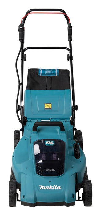 EAN 88381756730 - Makita DLM538Z cortadora de césped Cortacésped manual Batería Negro, Azul, Metálico imagen 8