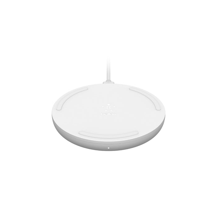EAN 0745883796205 - Belkin WIA001BTWH cargador de dispositivo móvil Teléfono Blanco Corriente alterna Cargador inalámbrico Ca imagen 1