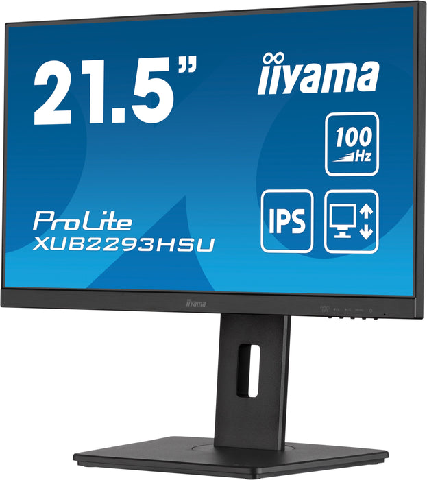 EAN 4948570124572 - iiyama ProLite XUB2293HSU-B7 pantalla para PC 54,6 cm (21.5") 1920 x 1080 Pixeles Full HD LED Negro imagen 5