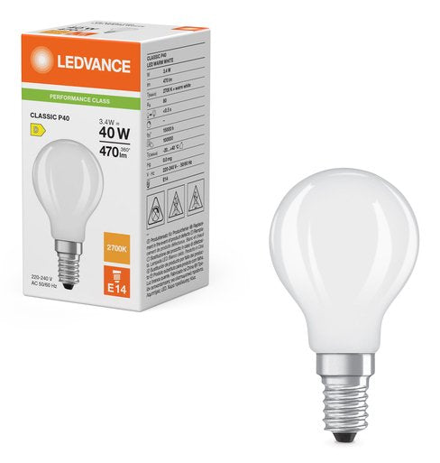 EAN 4099854468377 - Osram LED Classic P lámpara LED Blanco cálido 2700 K 3,4 W E14 D imagen 5