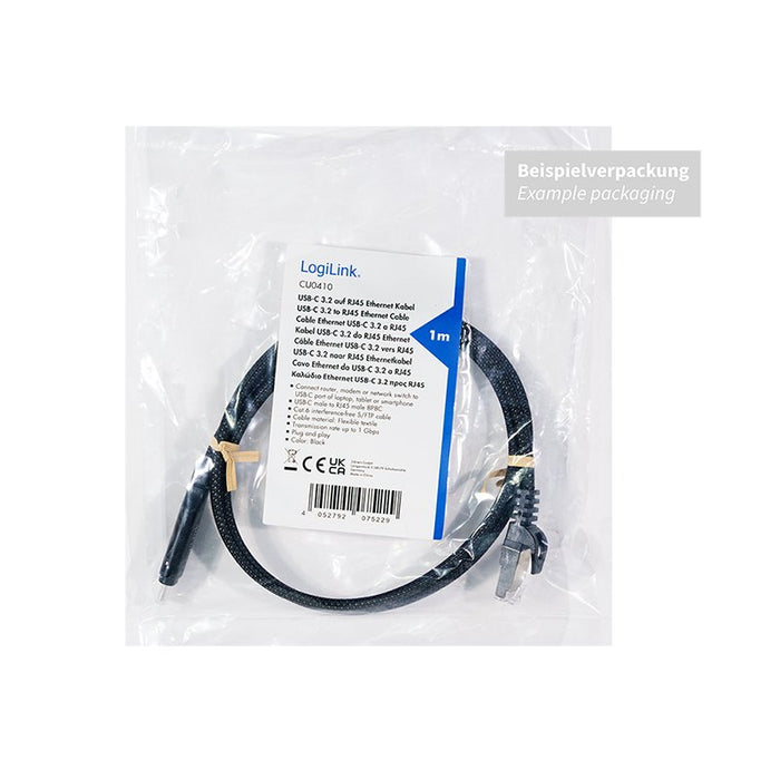 EAN 4052792075281 - LogiLink CU0416 cable de red Negro 10 m Cat6 S/FTP (S-STP) Alrededor imagen 5