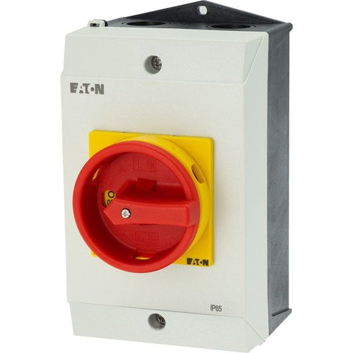 EAN 4015082072971 - Eaton P1-25/I2/SVB/HI11 Interruptor de palanca acodillada 3P Rojo, Blanco, Amarillo imagen 1