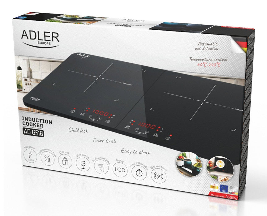 EAN 5905575909206 - Adler AD 6516 hobs Negro Encimera 60.5 cm Con placa de inducción 2 zona(s) imagen 11