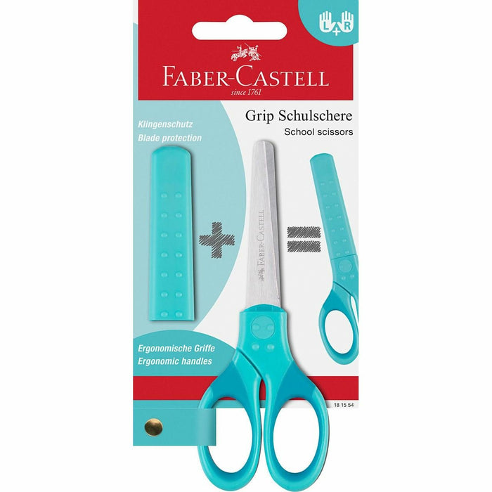 EAN 4005401815549 - Faber-Castell 181554 tijera de escritorio y manualidades Universal Corte recto Turquesa imagen 1