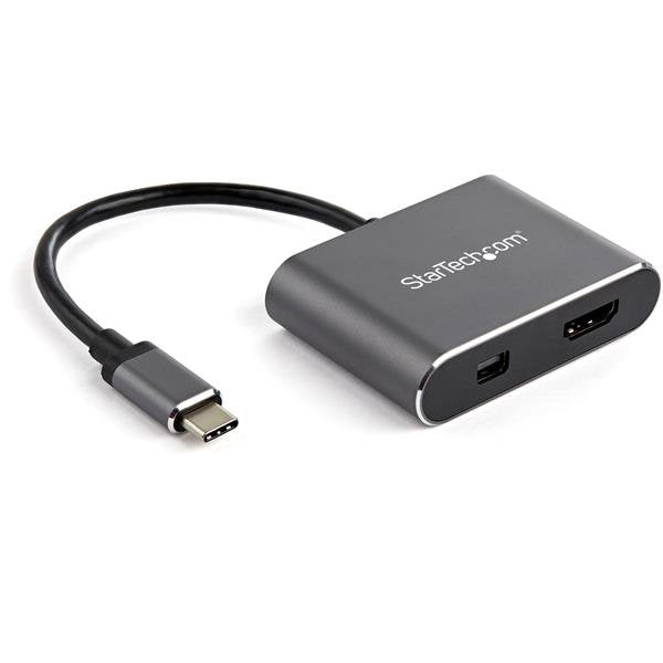EAN 65030884365 - StarTech.com CDP2HDMDP Adaptador gráfico USB 3840 x 2160 Pixeles Negro, Gris imagen 1