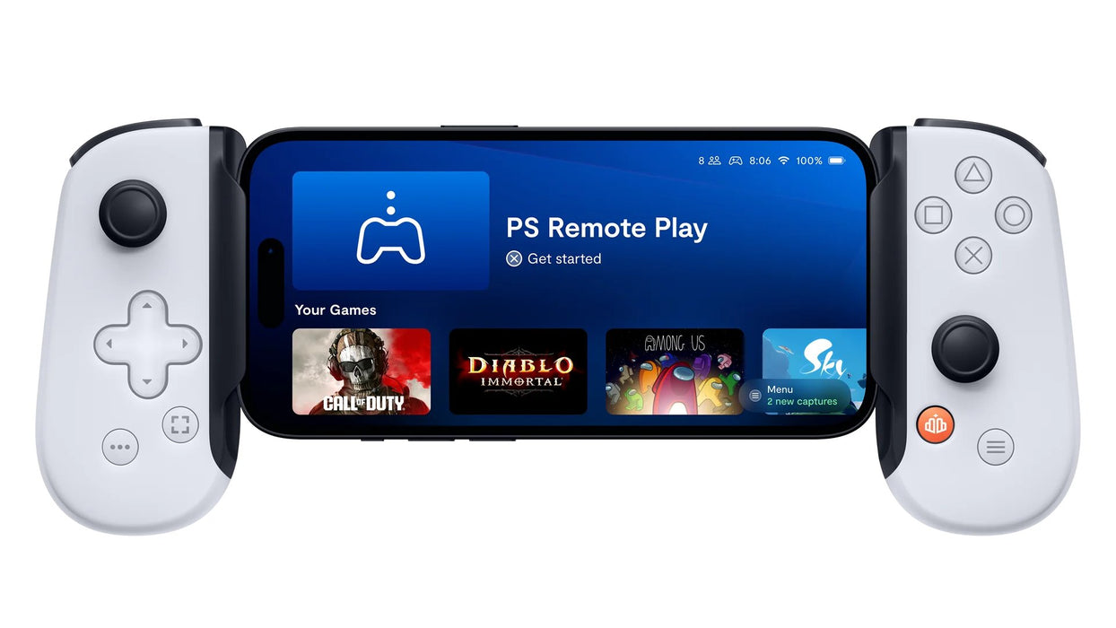 EAN 850041963198 - Backbone One for iPhone PlayStation Edition Blanco Lightning Gamepad PC, Playstation, Xbox, iOS imagen 1