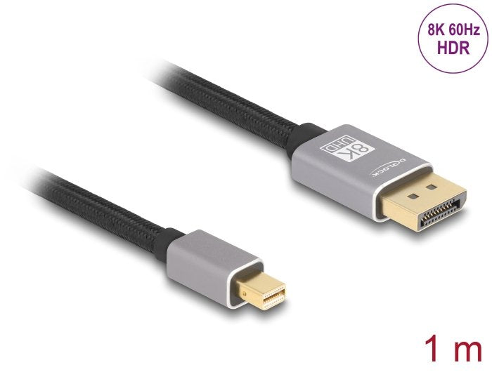 EAN 4043619810918 - DeLOCK 81091 cable DisplayPort 1 m Mini DisplayPort Gris imagen 2