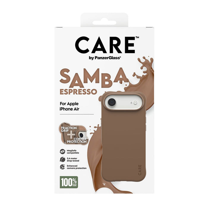 EAN 5715685027123 - PanzerGlass CARE™ by ® Samba Case Espresso w. MagSafe iPhone Air funda para teléfono móvil Marrón imagen 3
