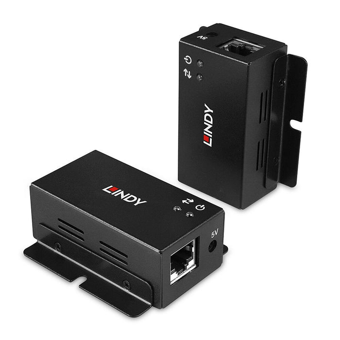 EAN 4002888433860 - Lindy 43386 ampliador de red Transmisor y receptor de red Negro imagen 1
