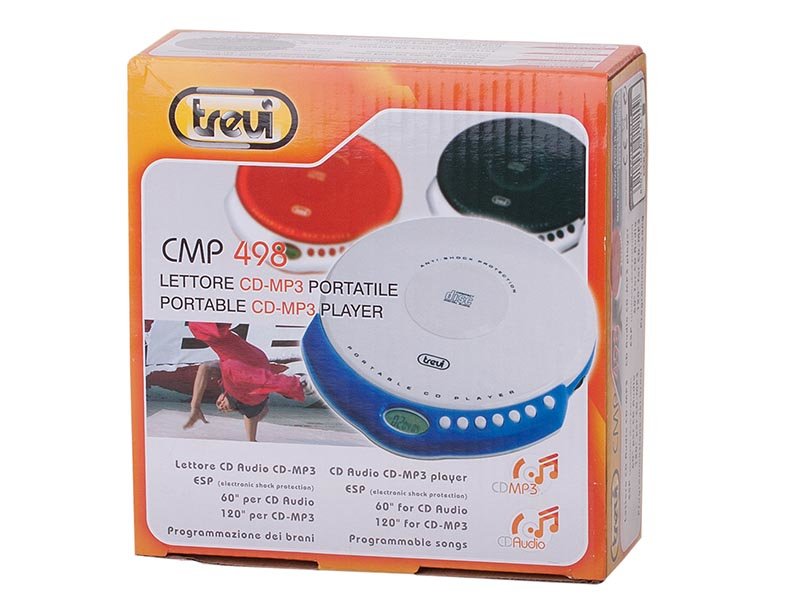 EAN 8011000012209 - Trevi CMP 498 Reproductor de CD portátil Negro imagen 2