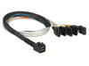 EAN 4043619833153 - DeLOCK 0.5m, SFF-8643/4 x SATA 7p 0,5 m Multicolor imagen 2