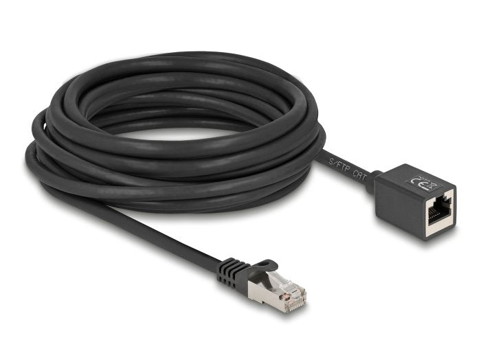 EAN 4043619903207 - DeLOCK 90320 cable de red Negro 1 m Cat6a S/FTP (S-STP) imagen 1