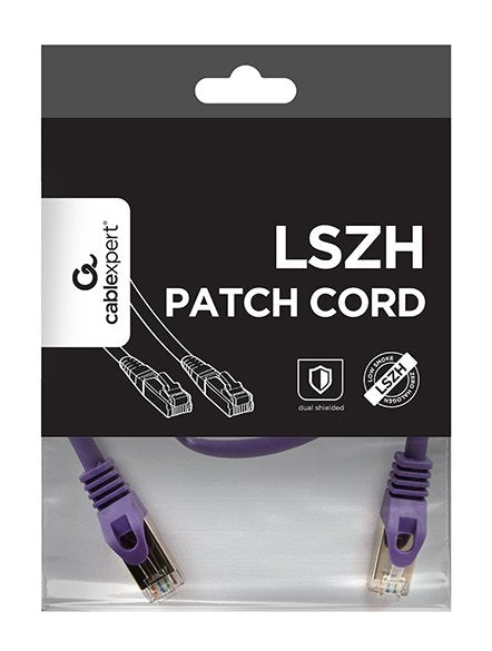 EAN 8716309091381 - Gembird PP6A-LSZHCU-V-0.5M cable de red Violeta 0,5 m Cat6a S/FTP (S-STP) imagen 3